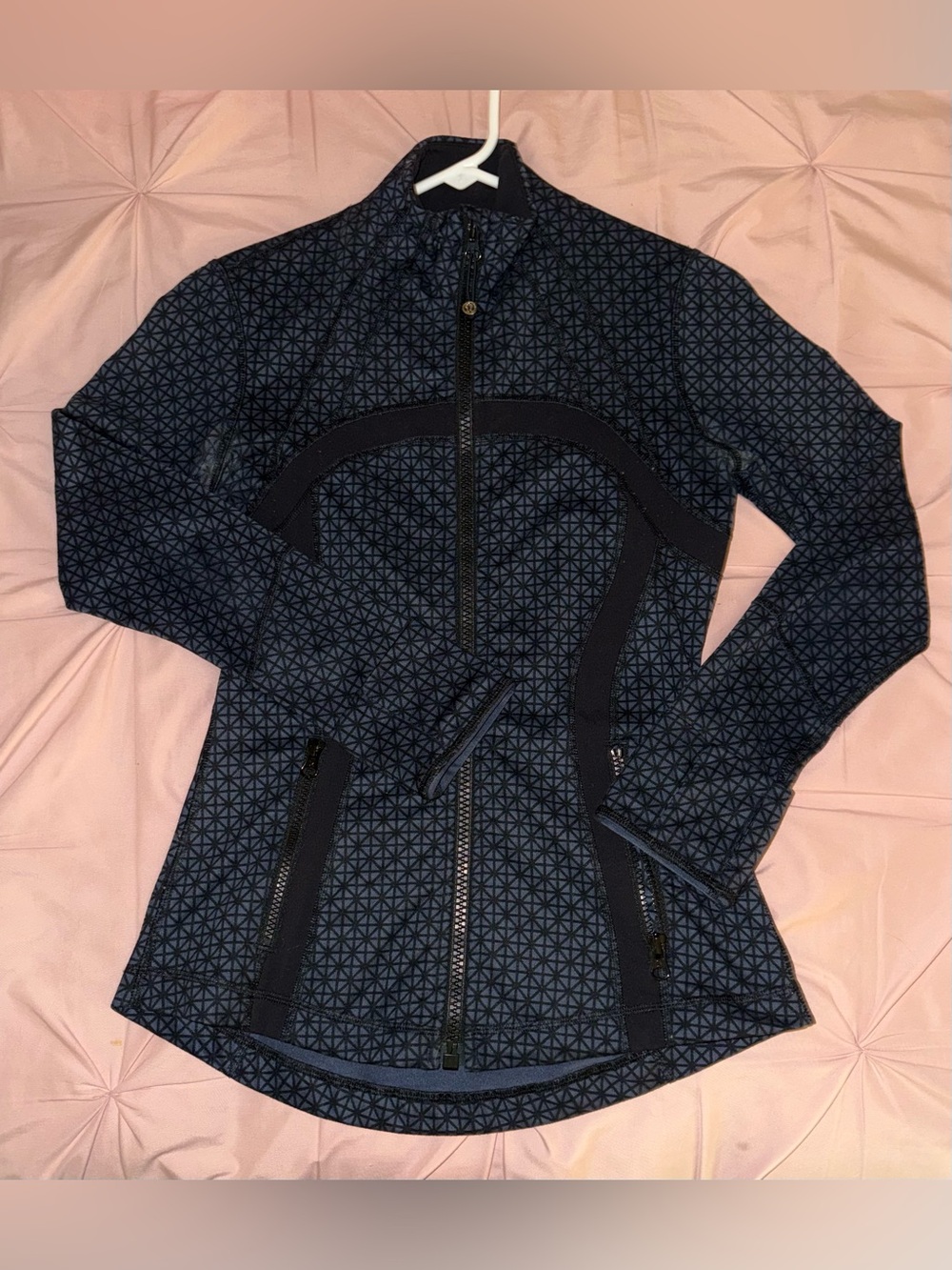 Black and grey define jacket